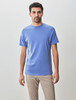 Mens Barakett Pima Cotton T-Shirt Crown Blue