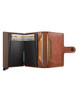 Secrid Vintage Miniwallet Cognac Brown Open
