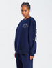 Oversized Penn State Comfortable Womens Crew Sweatshirt