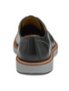 Upton Black Full Grain Plain Toe Shoe by Johnston & Murphy, showcasing sleek black leather design.