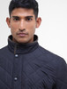 Mens Navy Quilted Barbour Jacket