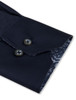 Stenstroms Mens Luxury Shirting Navy Blue Sleeve