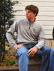 Penn State Mens Soft Cotton Quarter Zip Horn Legend