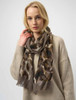 Wool Animal Print Scarf Joseph Ribkoff