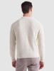 Long Sleeve Cable Knit Sweater Bugatchi Back