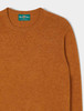 Alan Paine Geelong Wool Sweater Orange Crew Neck