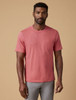 Sunwashed Pocket Tee Faherty Coral Red