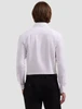 Bugatchi James OoohCotton Solid Shirt, white color, long sleeve, button down, men's fashion.