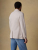 Faherty Inlet Knit Tweed Herringbone Blazer Tan