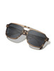 Close up of Auburn Wood Sunglasses Shwood