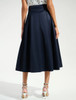 Joseph Ribkoff Navy Taffeta Skirt Back
