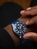 Deepwater Meridian 200 Rubber Strap Watch Timex on wrist