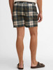 Staple Tartan Swim Short Barbour from behind in Classic