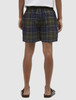 Staple Tartan Swim Short Barbour from behind in Ancient