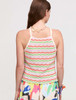 Back of Xipre Coral Chevron Knit Tank Aldo Martins