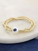 Penn State Gold & Pearl Stretch Bracelet Set | Seasons Jewelry