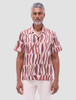Jackson Abstract Zebra Print Camp Shirt Bugatchi