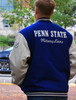 Penn State Blue Melton Varsity Jacket | Bruzer