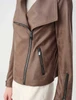 Foiled Knit Fitted Jacket