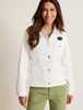 Tommy Bahama Womens Penn State White Denim Jacket