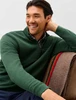 Flame Stitch Quarter Zip | Johnnie-O