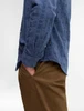 Barbour Lantern Tailored Checked Shirt in blue denim, marled check pattern, 100% cotton, men's wear.