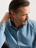 Peter Millar Elio Denim Cotton Sport Shirt, blue, lightweight, soft washed indigo, tailored fit.