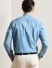 Peter Millar Elio Denim Cotton Sport Shirt in blue, lightweight and soft, tailored fit.