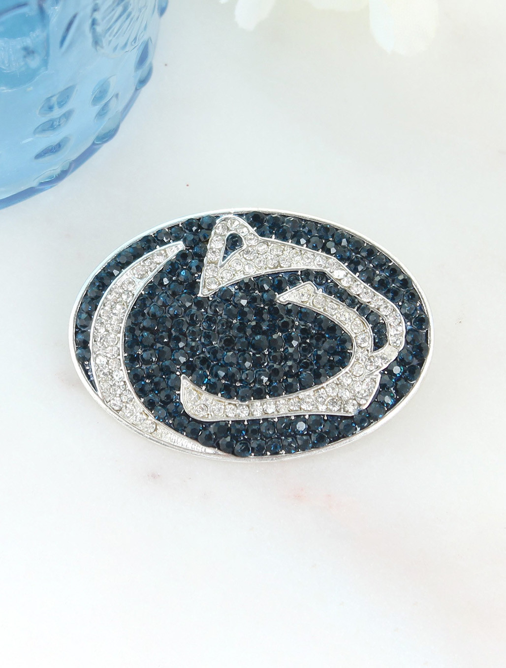 Penn State Crystal Logo Pin