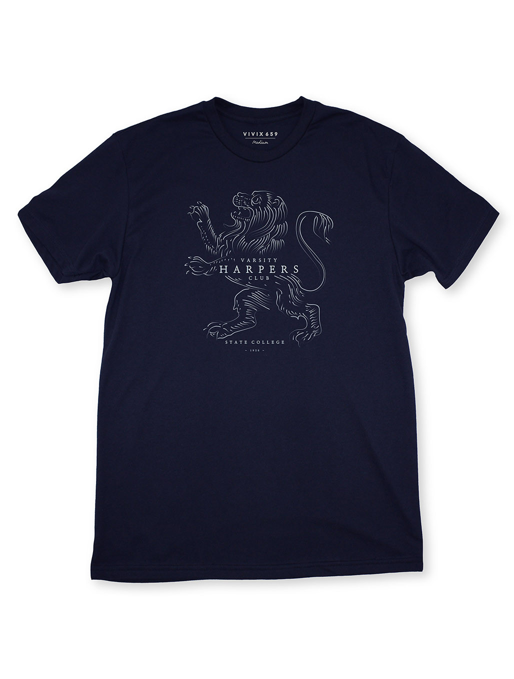 Varsity Tee Harper's Varsity Club State College Navy