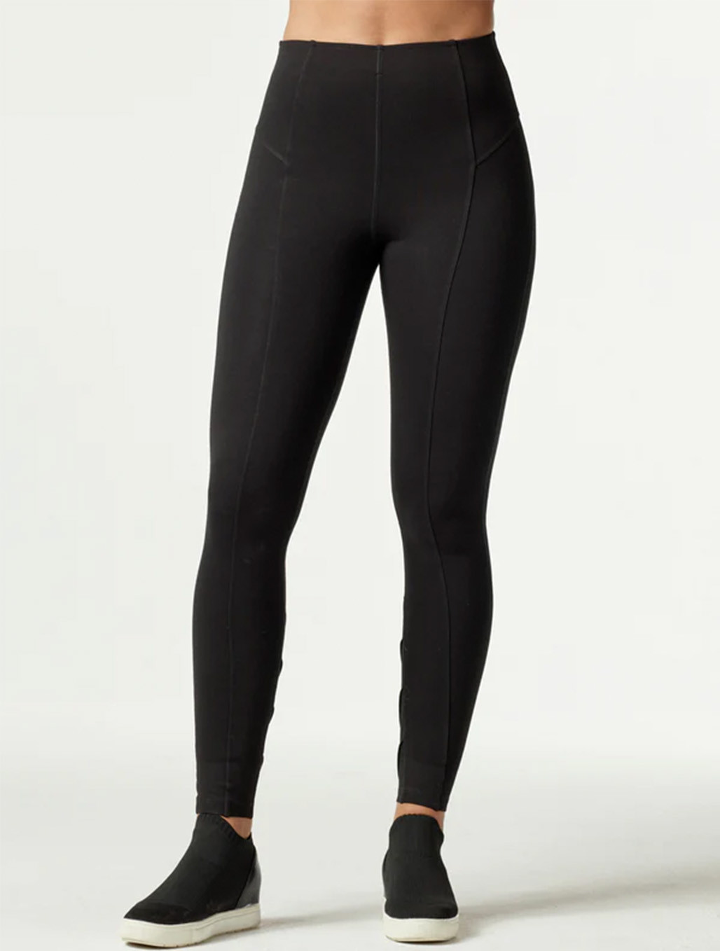 Urban Threads sports leggings with mesh panels in black | ASOS