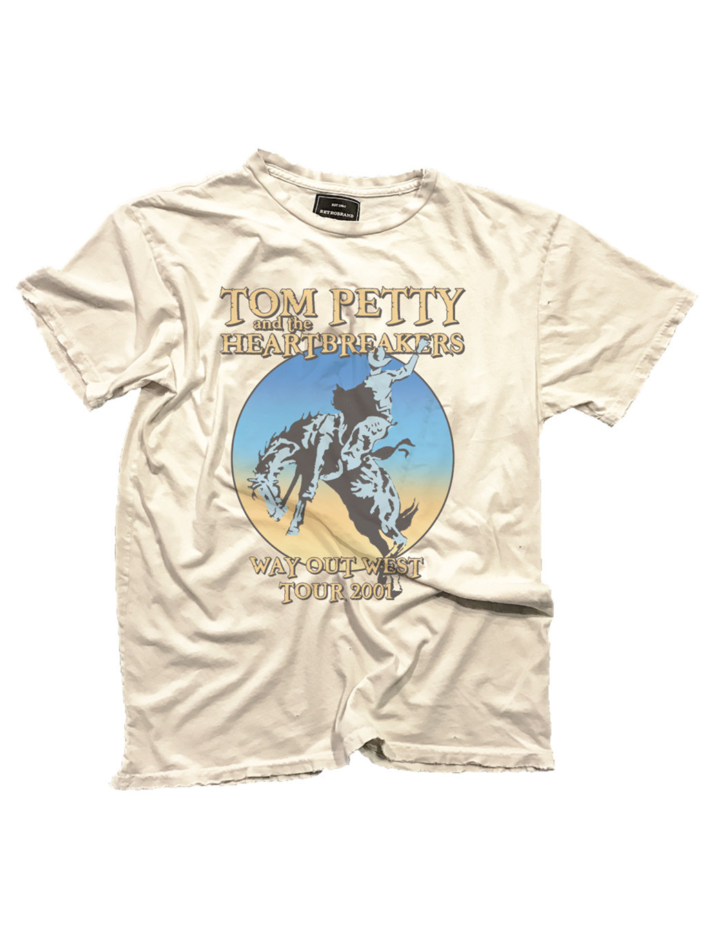 Tom Petty and the Heartbreakers Way Out West Tour Tee