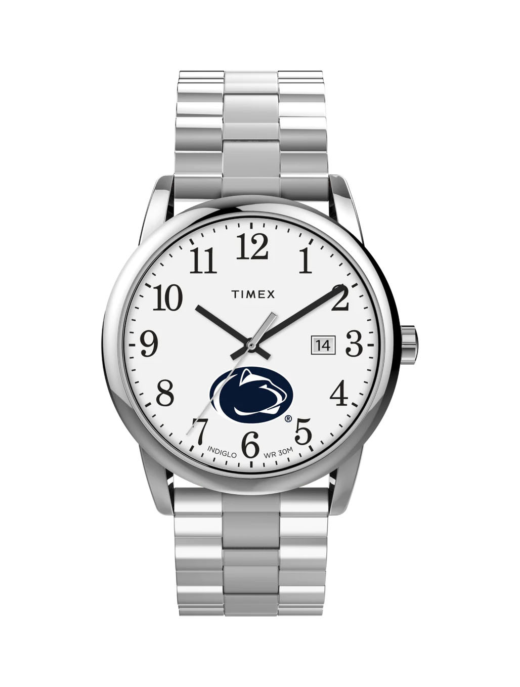 Penn State Easy Reader Watch with Bracelet Strap Timex
