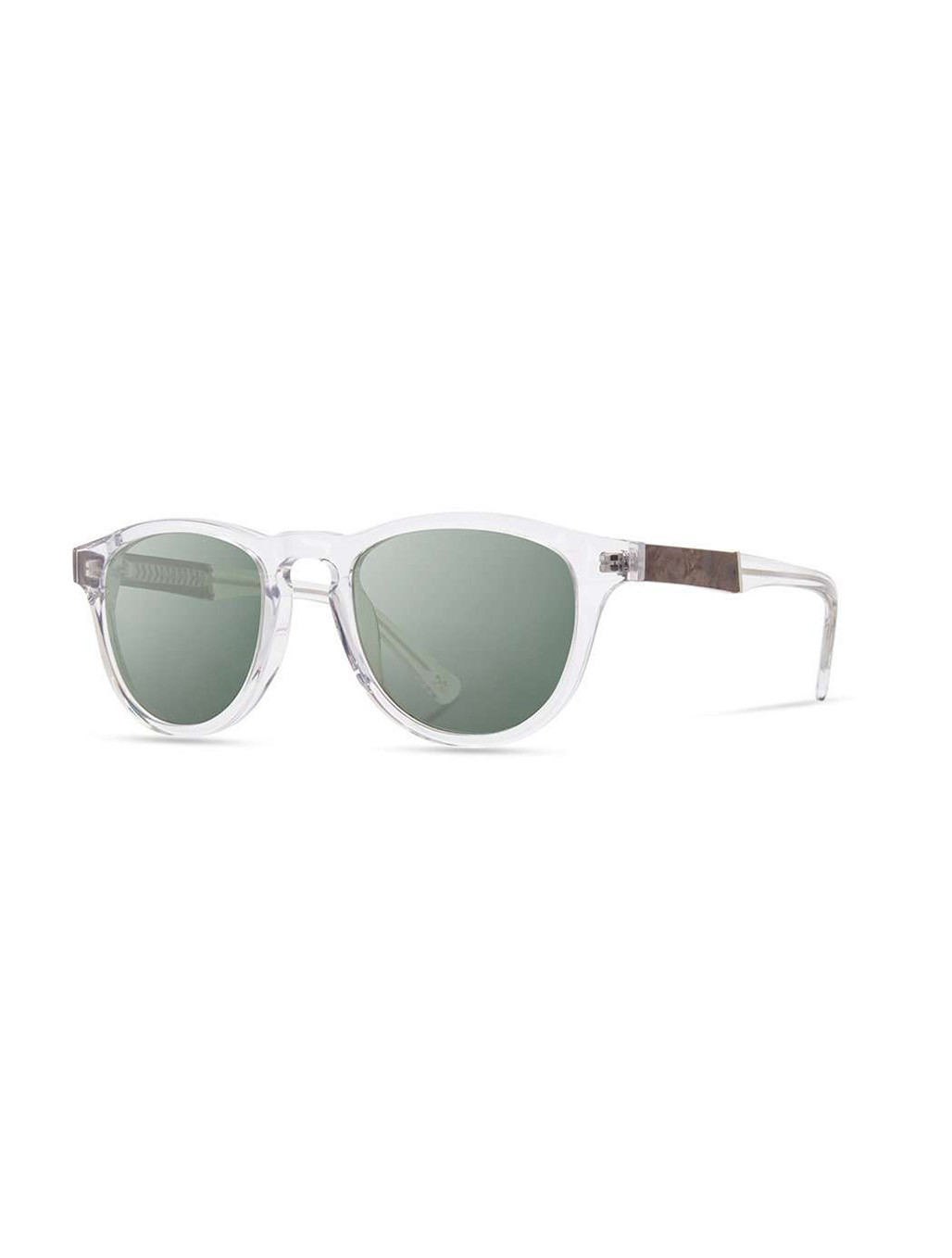 Francis Crystal & Elm Burl Sunglasses Shwood Eyewear