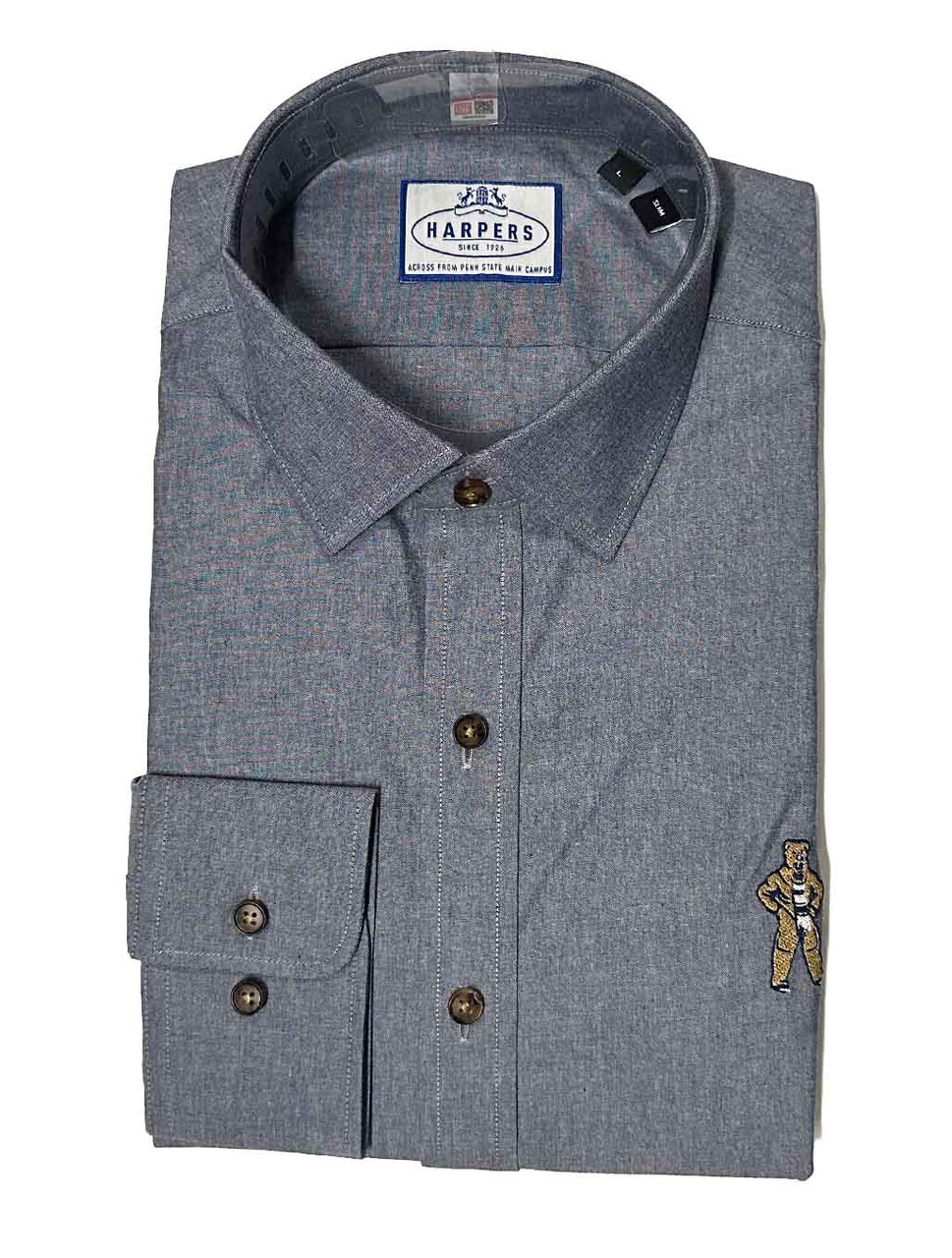Penn State Nittany Lion Chambray Shirt | Harpers - Harpers