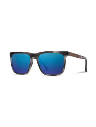 CAMP Ridge Matte Grey & Walnut Sunglasses | Shwood Eyewear