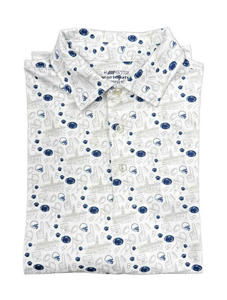 Penn State Printed Polo | Vineyard Vines