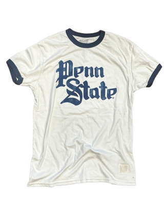 Penn State Vintage Ringer Tee | Original Retro Brand