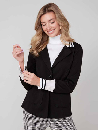 Pique Knit Blazer | Renuar
