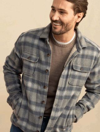 Hassler Plaid Shacket | Johnnie-O