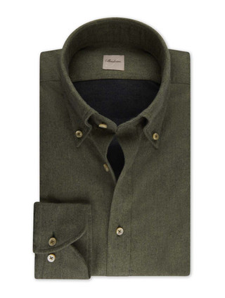 Solid Flannel Shirt | Stenstroms