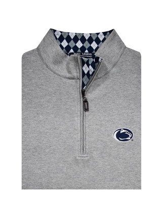 Penn State Grey Cotton Quarter Zip | Horn Legend