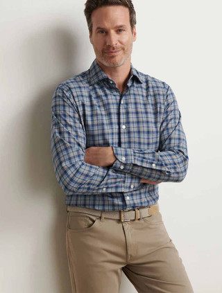 Whitecap Performance Flannel Sport Shirt | Peter Millar