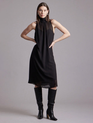 Noelle Silky Dress | Janet Howard