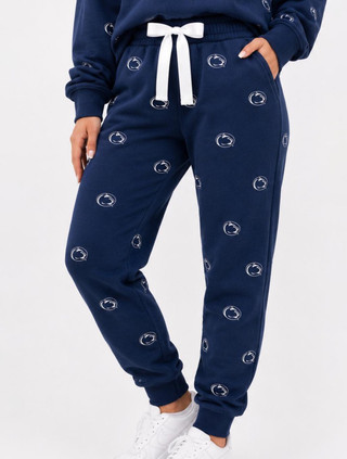 Penn State Embroidered Fleece Pant | Brianna Cannon