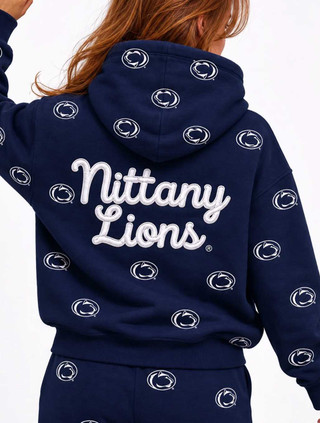 Penn State Embroidered Fleece Hoodie | Brianna Cannon