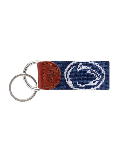 Penn State Key Fob | Smathers & Branson Needlepoint