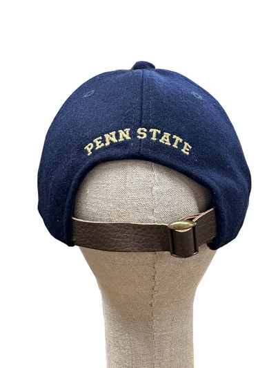 Harpers Penn State Wool Flannel Navy Blue Vintage S Logo Hat