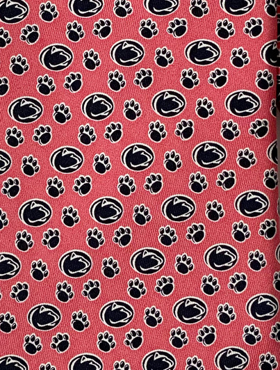 Penn State Nittany Lion & Pawprint Pink Tie by Vineyard Vines
