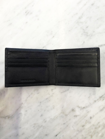 Penn State Wallet Westbridge Black Leather Bifold Open Penn State Wallet Westbridge Black Leather Bifold Open